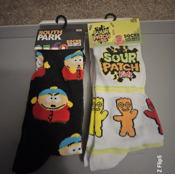 Nwt south park and sour patch socks - Picture 2 of 3